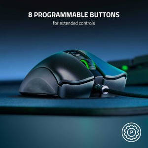 ماوس گیمینگ با سیم ریزر مدل DEATHADDER V2